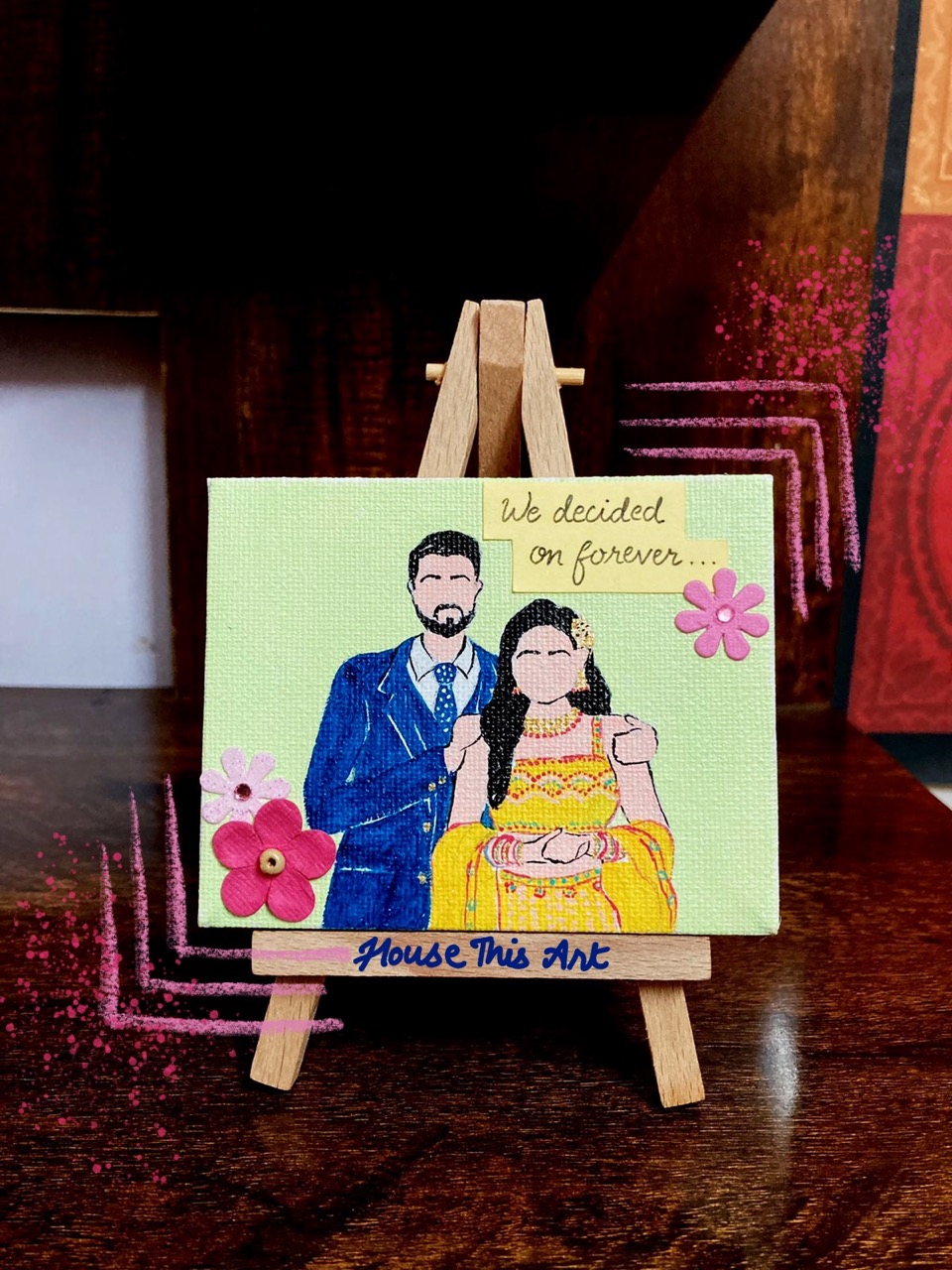 Mini Canvas Painting – House This Art